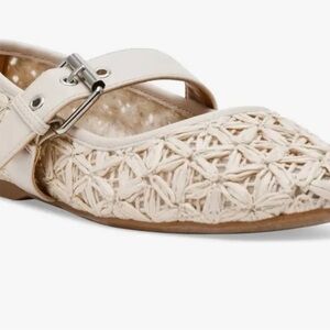 DV by Dolce Vita Cream Marcelo Woven Mary Jane flats, Size 8.5